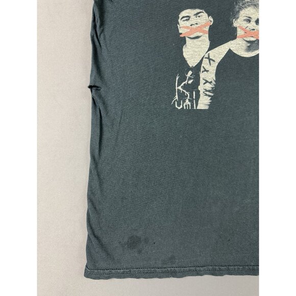 5 Seconds Of Summer Band Tee Pop Music Tour Concert Album Thrashed Black 2XL - Picture 5 of 14